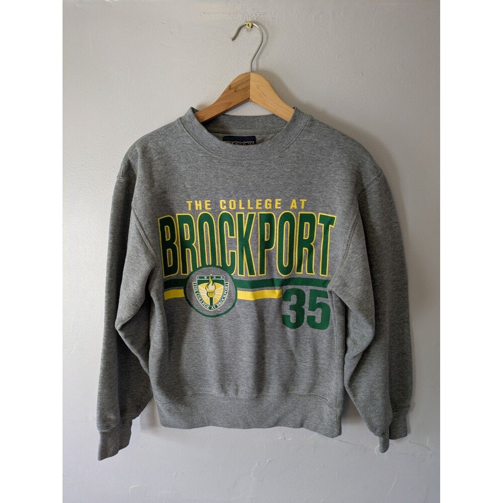 Brockport Sweatshirt Golden Eagles College Sweater Jansport XS y2k